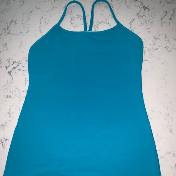 Lululemon | Power Y Tank in Teal Blue Green - Picture 2 of 2